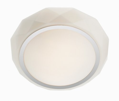 RIBA Redo - stropná lampa do kúpeľne - ø 300mm - sklo/kov