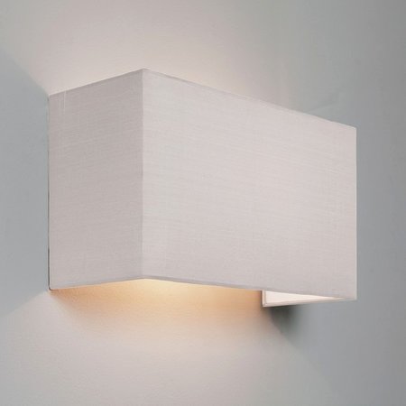CHUO Astro - nástenná lampa - biely textil - 190x340mm