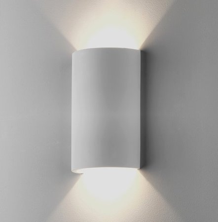 SERIFOS Astro - nástenná lampa - biela sadra - 220mm