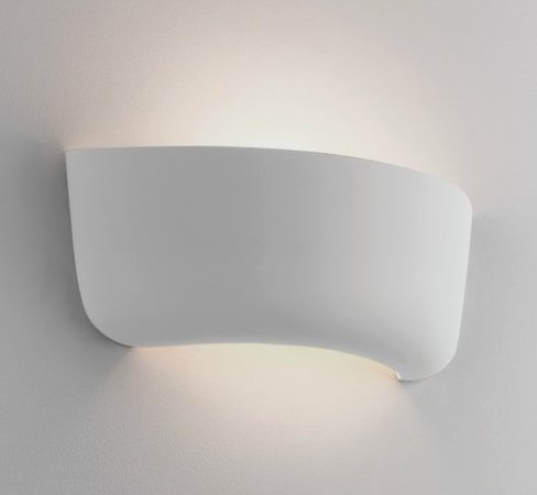 GOSFORD Astro - nástenná keramická lampa - 340mm - biela