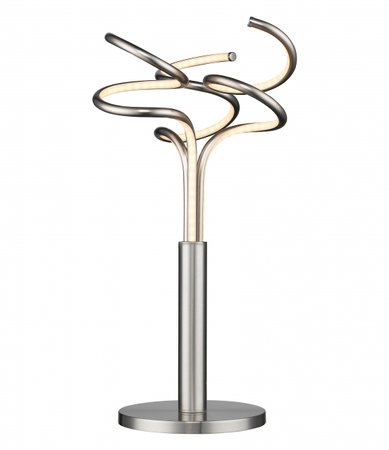 SALINA Trio - stolová LED lampa - 500mm - nikel/akryl