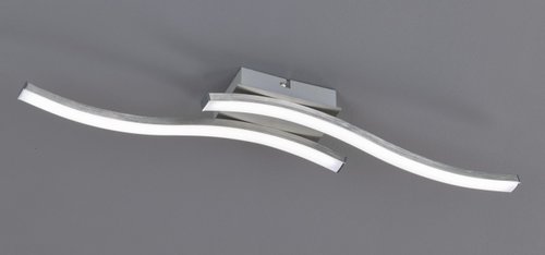 ROUTE Trio - LED stropnica - 560x90mm - kov/nikel/plast