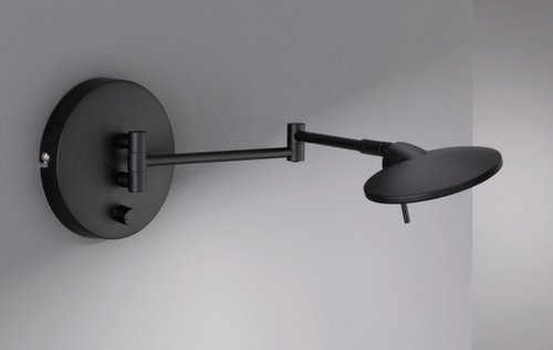 KAZAN Trio - nástenná LED lampa - čierny kov - 550mm