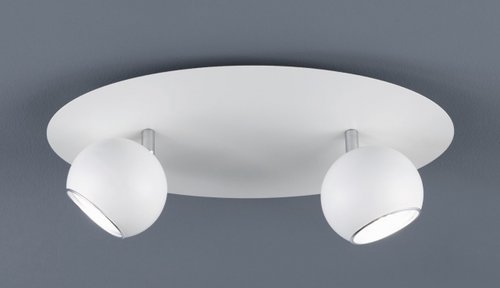 DAKOTA Trio - nástenné bodové svietidlo - biely kov - 400mm