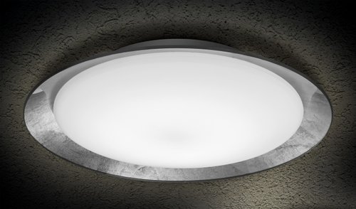 VANCOUVER Trio - LED lampa - biele+strieborné sklo - ø 500mm
