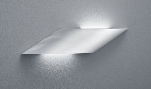 ESCALATE Trio - nástenná LED lampa - brúsený hliník - 337mm