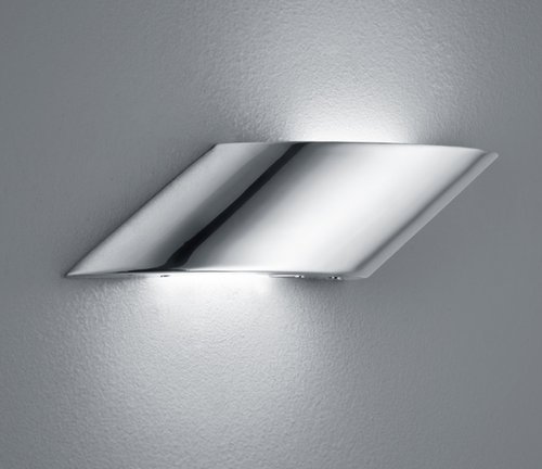 ESCALATE Trio - nástenná LED lampa - kov-chróm - 337mm