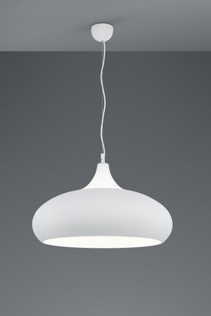LISBOA Trio - lampa závesná - biely kov+sklo - ø 600mm