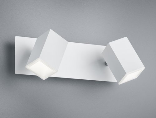 LAGOS Trio - bodové LED svetlo - biely kov+akryl - 300mm