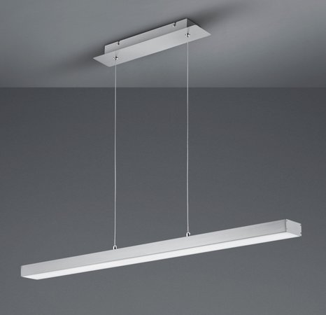 AGANO Trio - LED lampa závesná - 1000mm - hliník/nikel+akryl