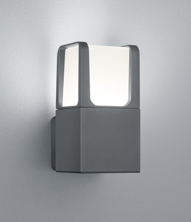 EBRO Trio - exteriérová LED lampa - 200mm - kov/akryl
