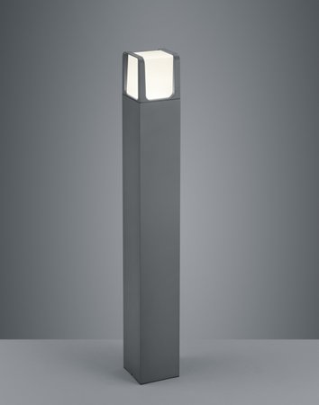 EBRO Trio - exteriérový LED stojan - 800mm - kov/akryl