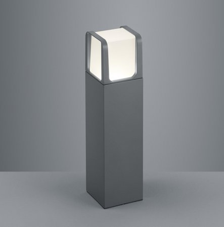 EBRO Trio - exteriérový LED stĺpik - 400mm - kov/akryl