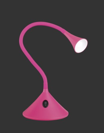 VIPER Trio - pracovná LED lampa - ružový plast - 318mm
