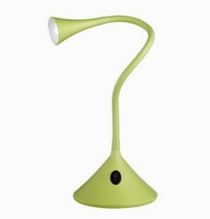 VIPER Trio - pracovná LED lampa - zelený plast - 318mm
