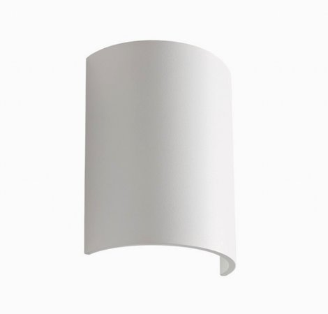 MATCH Redo - nástenné LED svietidlo - biely kov - 150x110mm