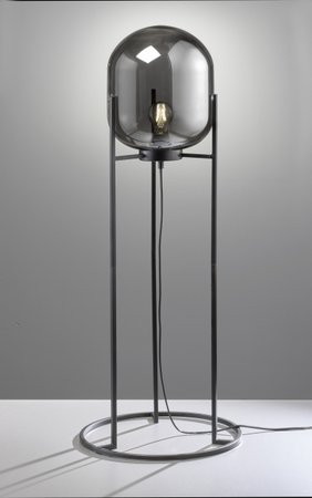 REGI Honsel - stojacia lampa - kov+dymové sklo - 970mm