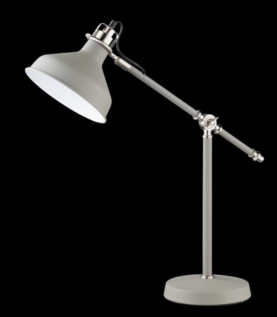 PIT Honsel - stolová lampa - nikel/šedý kov - 540mm