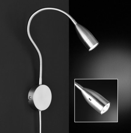STEN Honsel - nástenné LED svietidlo - 570mm - kov/nikel