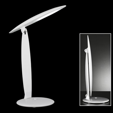 FRISBEE Honsel - pracovná LED lampa - biely kov - 280-460mm